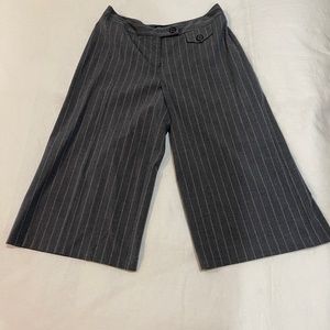 Grey with light blue pin stripe